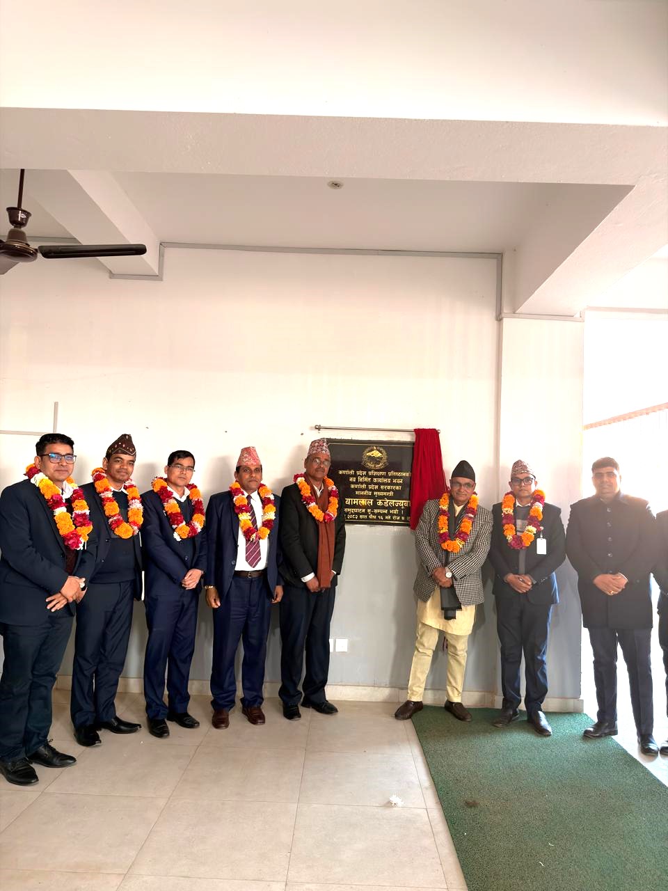 कर्णाली प्रदेश प्रशिक्षण प्रतिष्ठानको नवनिर्मित भवनको उद्घाटन कार्यक्रम